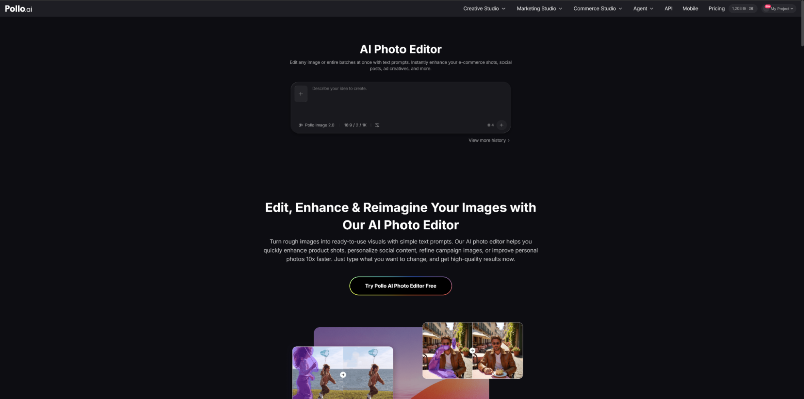Pollo AI Photo Editor