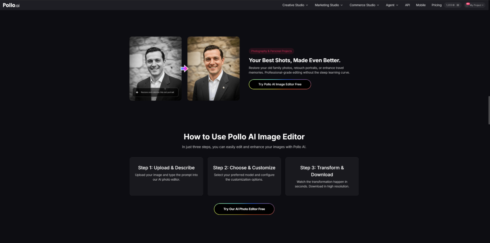 Pollo AI Photo Editor