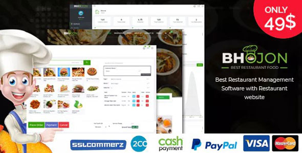 Bhojon - Best Restaurant Management Software with Restaurant Website