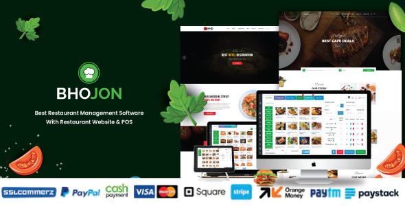 Bhojon - Best Restaurant Management Software with Restaurant Website