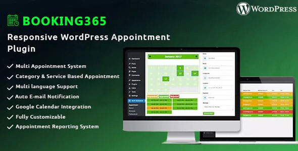 Booking365 - Responsive WordPress Appointment Plugin