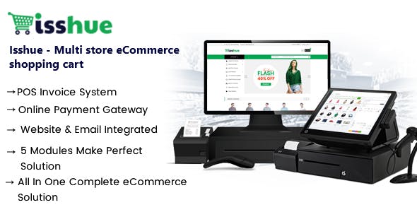 Isshue - Multi Store eCommerce Shopping Cart Solution