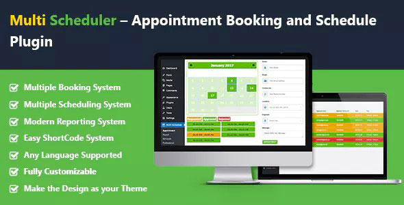 Multi Scheduler – Appointment Booking and Schedule Plugin