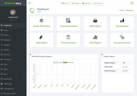 inventory dashboard