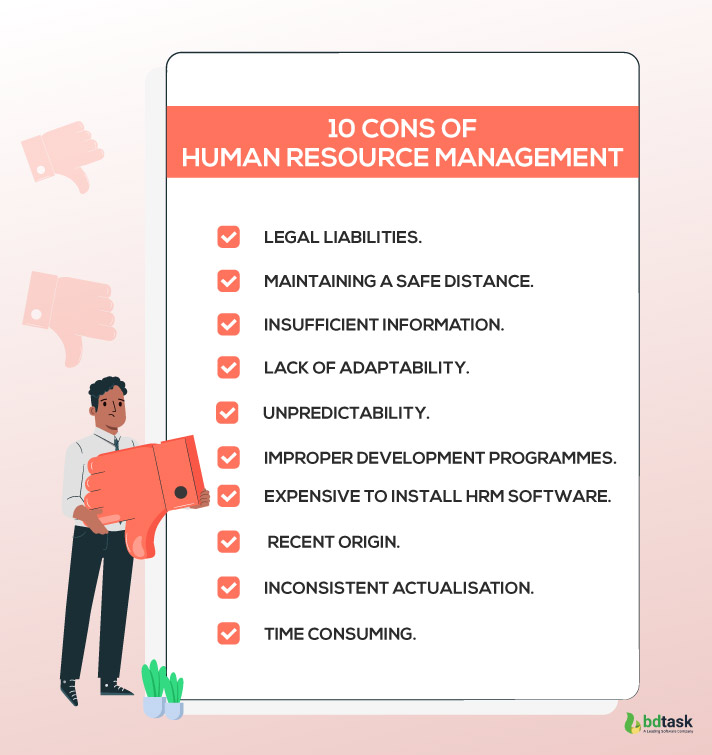 Cons of Human Resource Management