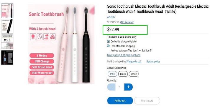 Rechargeable Electric Toothbrush