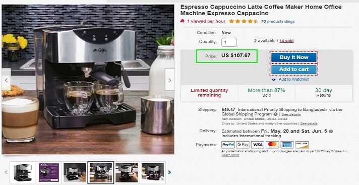 Espresso Coffee Maker