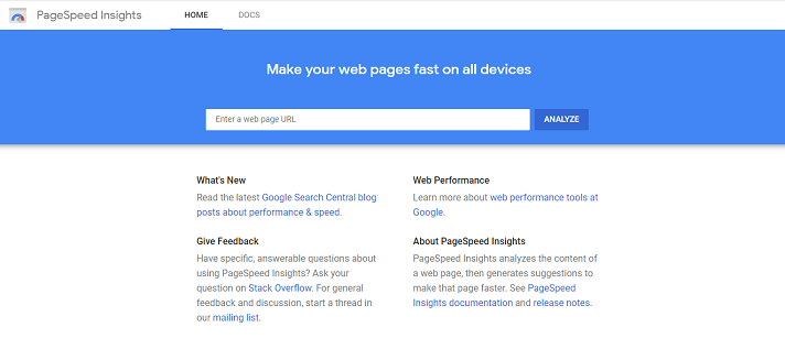 Google PageSpeed Insights