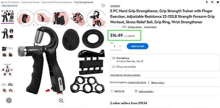 Hand Grip Finger Trainer