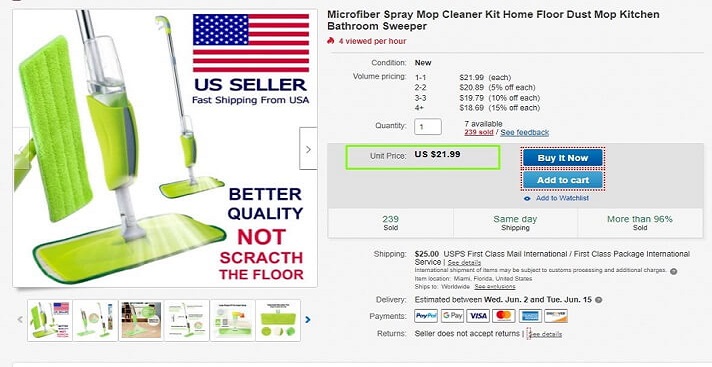 Microfiber Flat Mop