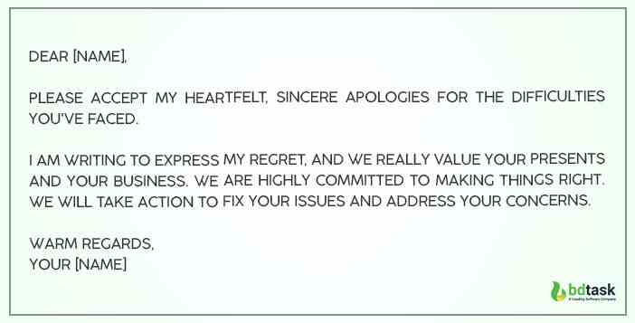 Please Accept My Sincere Apology