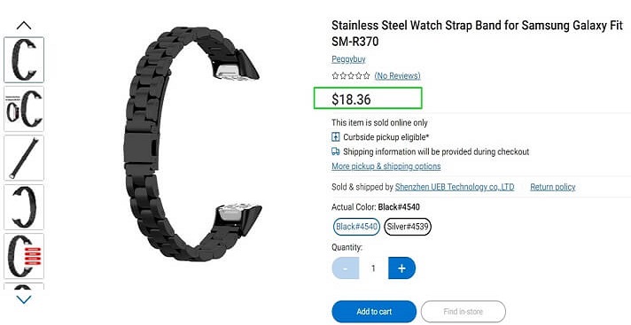 Stainless Steel Watch Strap 