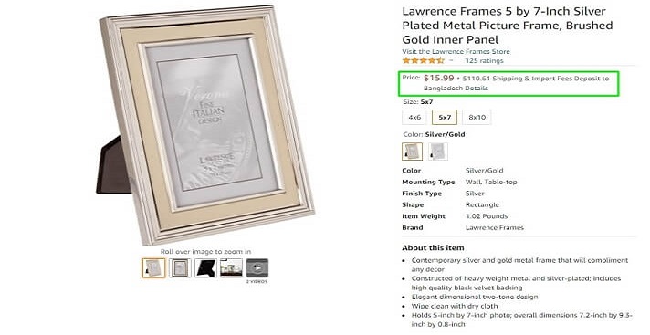 Table Picture Frame For Decor