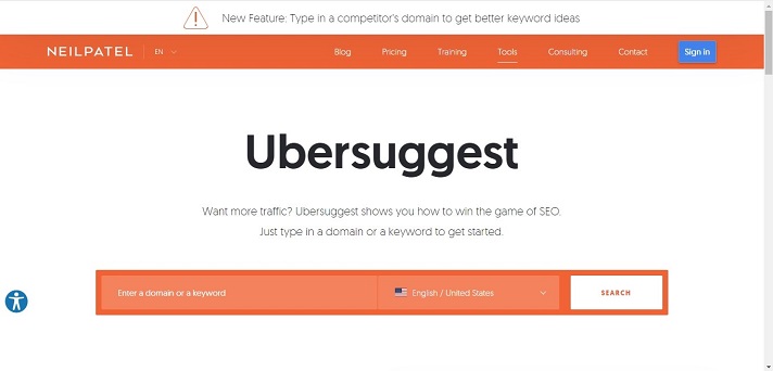 Ubersuggest