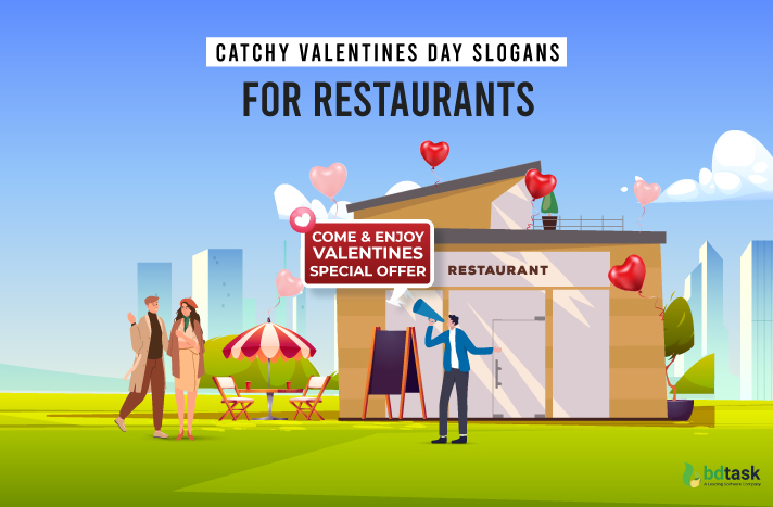 catchy valentines day slogans for restaurants