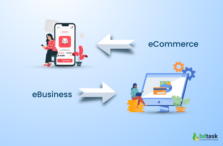 Comparison Chart between eCommerce & eBusiness