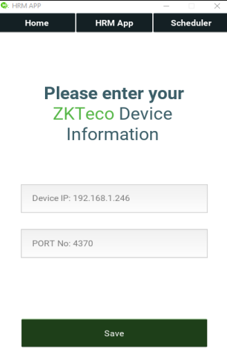 Connect fingerprint attendance machine with app step-2-2