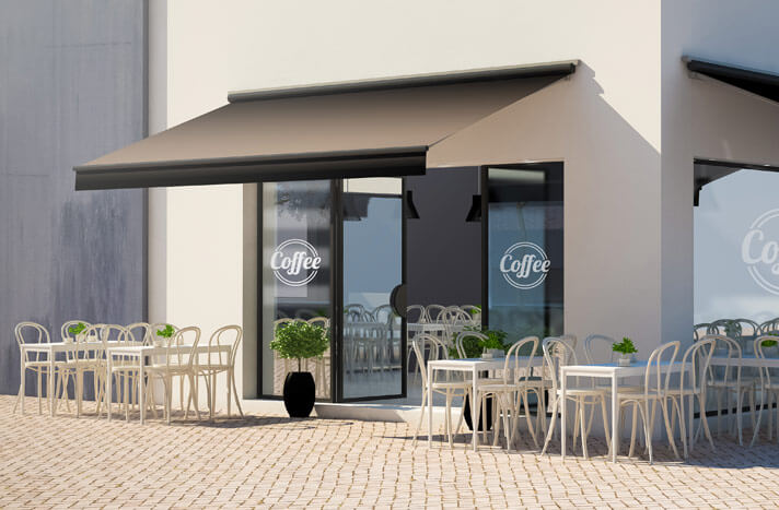 exterior design of coffee shop