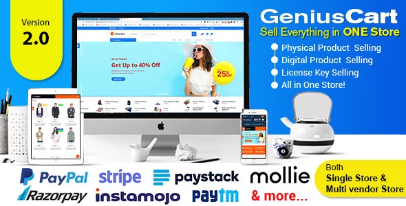 Geniuscart Ecommerce System