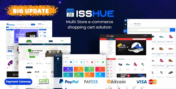 Isshue - Ecommerce Shopping Cart Software