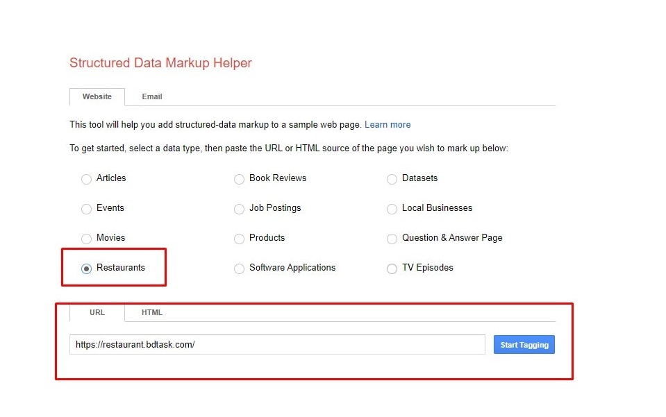 Schema Markup Helper