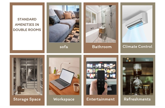 Standard Amenities in Double Rooms