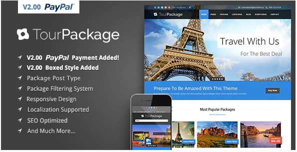 Tour Package - WordPress Travel/Tour Theme