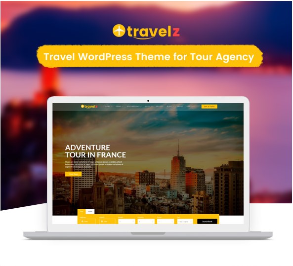 Travelz - WordPress Theme for Tour Agency