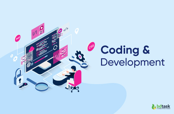 website development coding & development