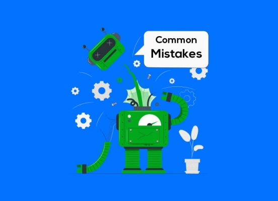 Common mistakes through installation
