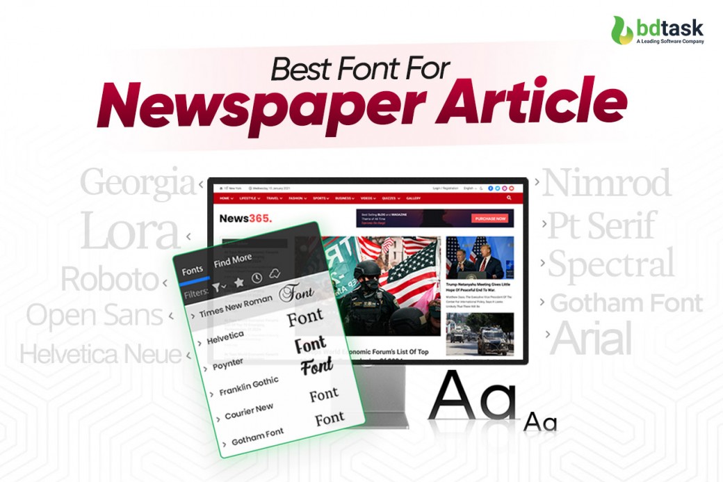 Best Font For Newspaper Article