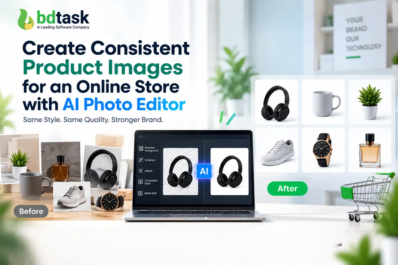 Create Consistent Product Images with AI Photo Editor