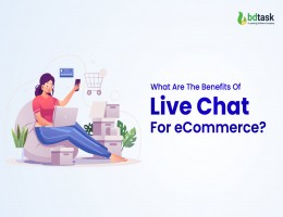 What are the benefits of live chat for ecommerce