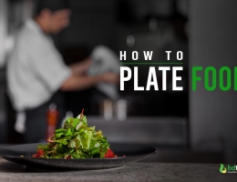 How to plate food