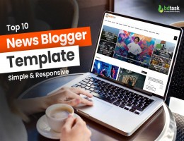 top 10 news blogger template