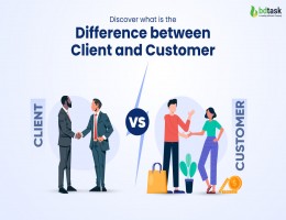 what is the difference between client and customer