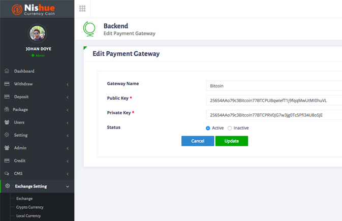 nishue payment gateways