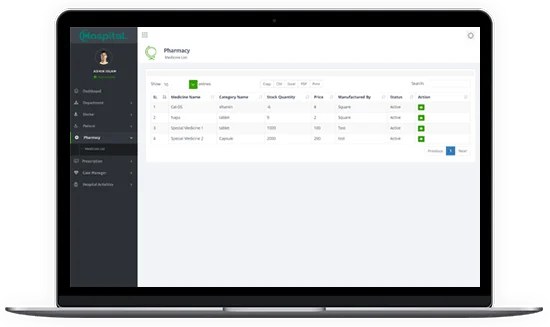 Hospital Automanager Patient Portal