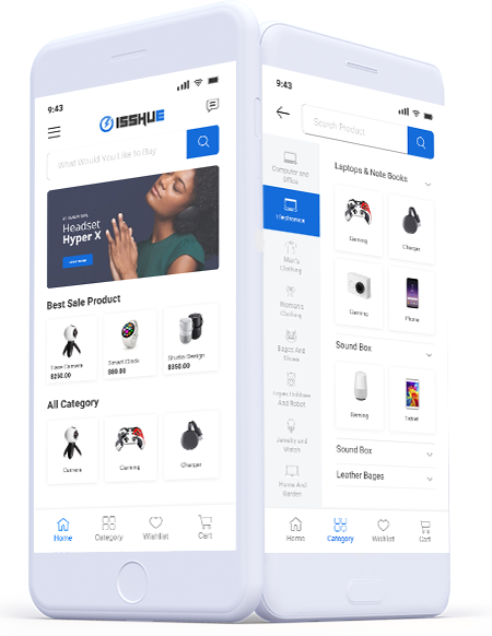 Isshue Ecommerce Android App