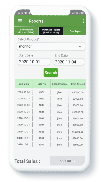 Mpos app screenshot