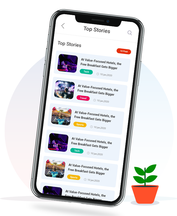 Top Stories of Newspaper app