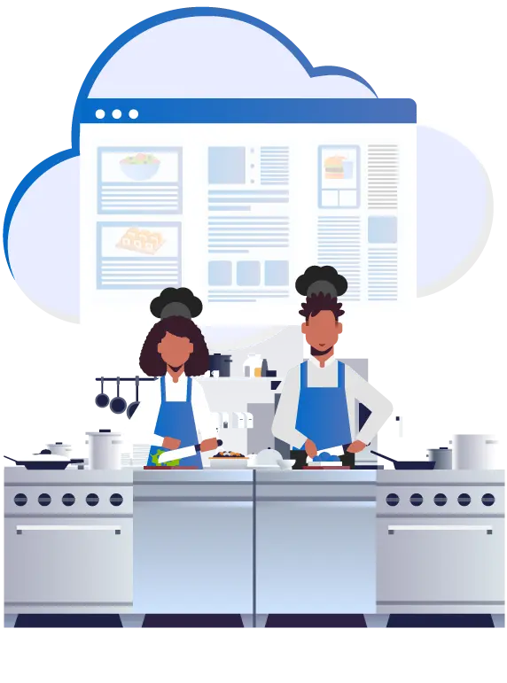Dynamic Website For Cloud Kitchen