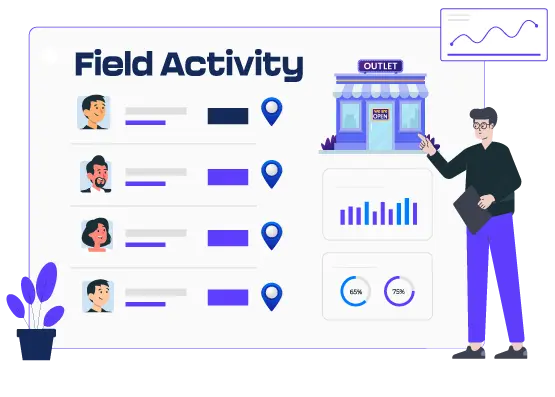 Outlet Callage Of Field Force Management