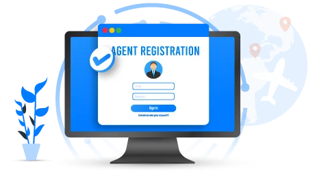 Agent Registration for Flight Booking Software