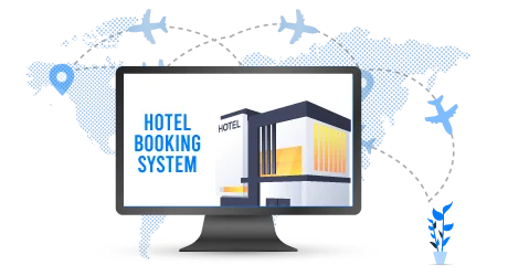 Hotel booking system with airline reservation