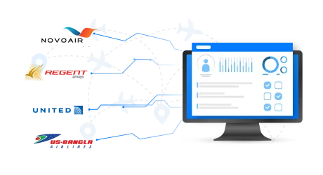 Third-party API integration with flight booking system