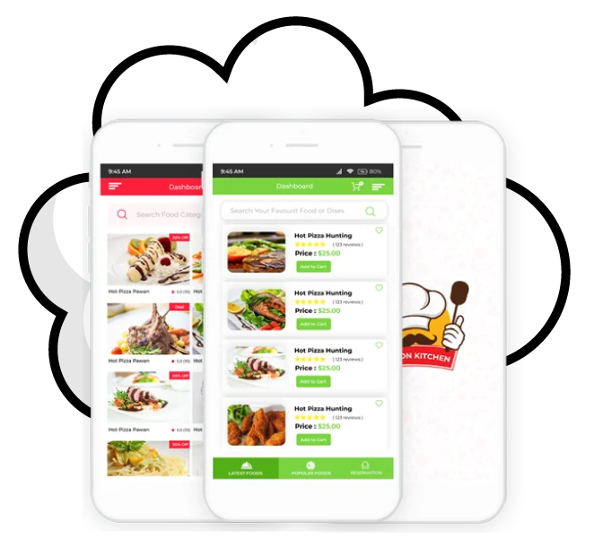 Mobile Apps Integration of Kitchen