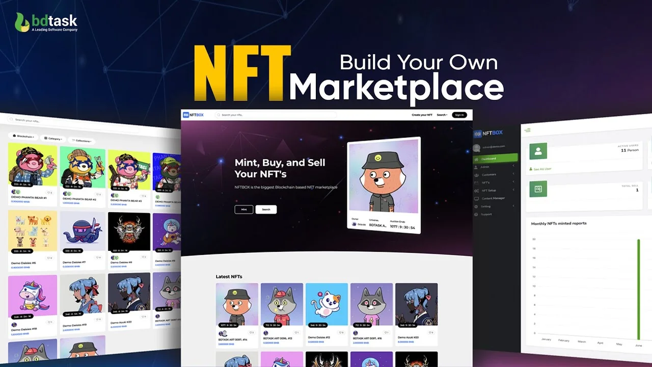 Build your own NFT marketplace platform with NFTBOX script