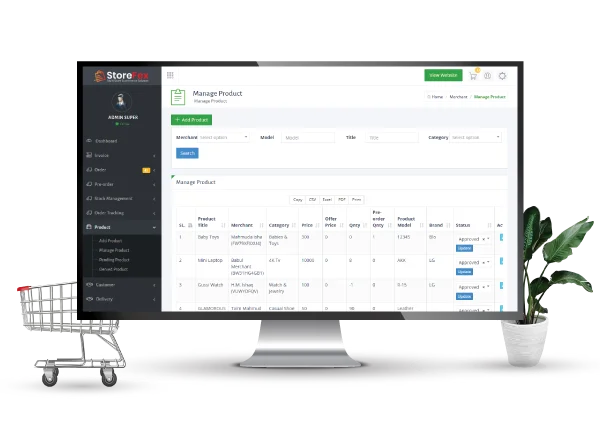 Storefex Product Management