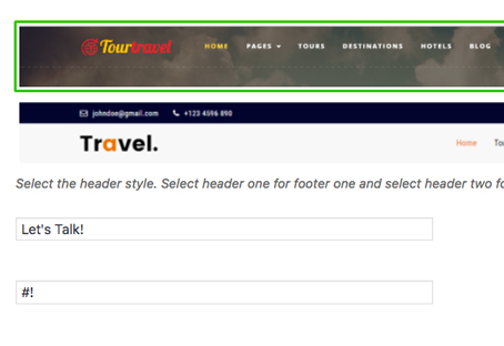 Travelz Header Style